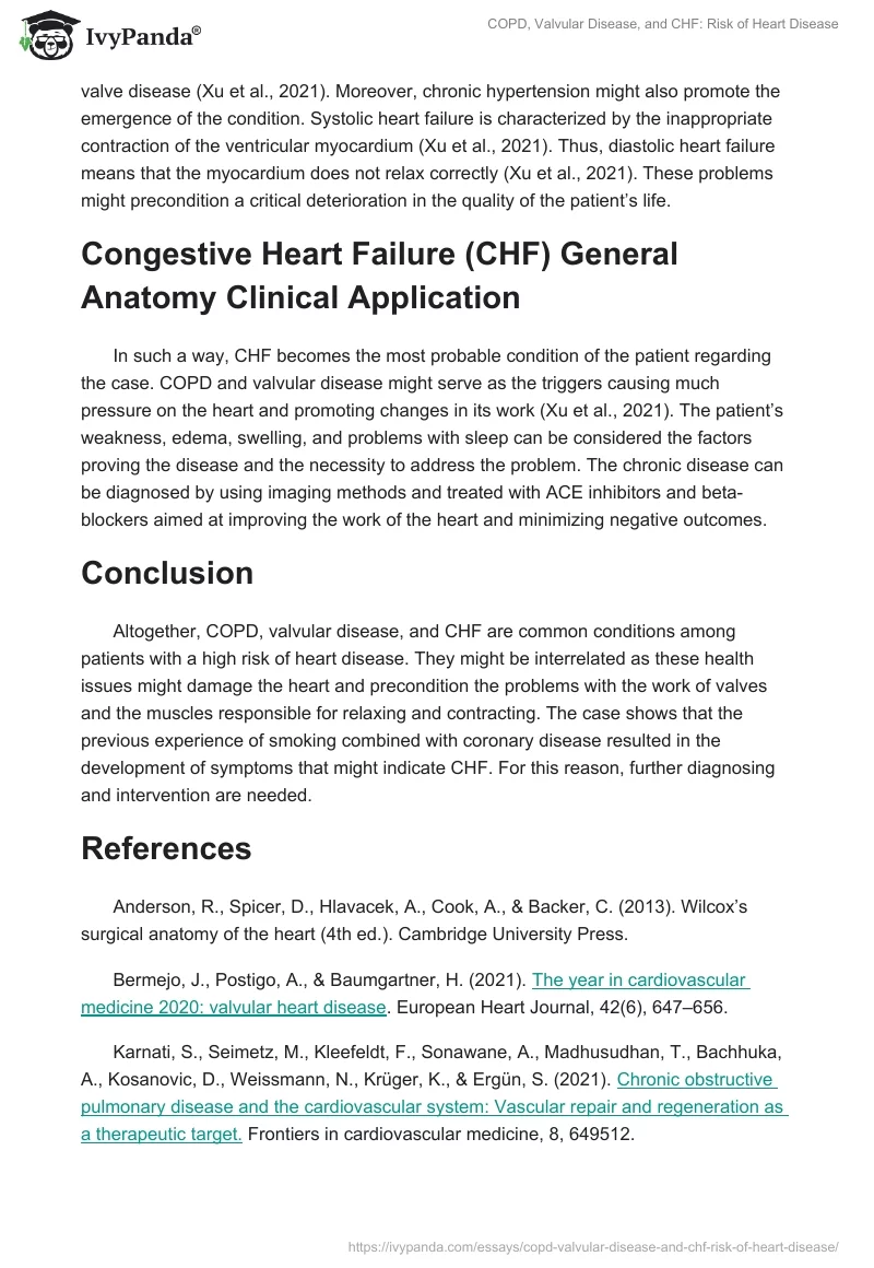 COPD, Valvular Disease, and CHF: Risk of Heart Disease. Page 3