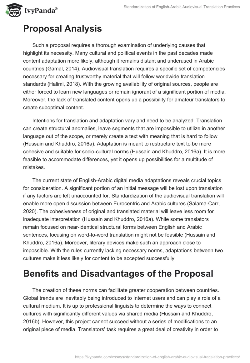 Standardization of English-Arabic Audiovisual Translation Practices. Page 2