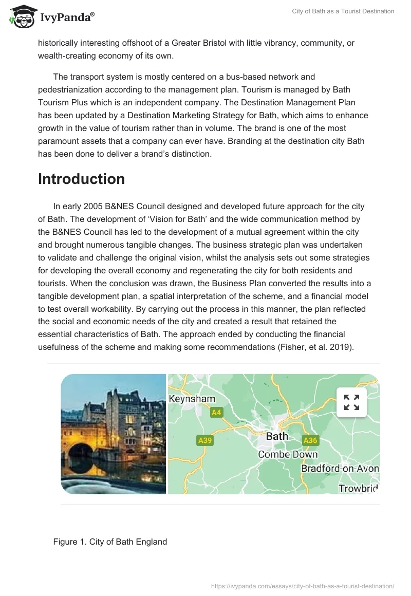 City of Bath as a Tourist Destination. Page 2