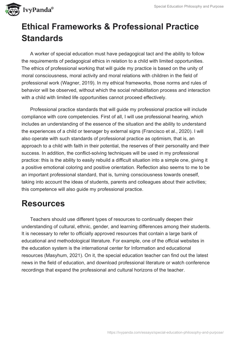 Special Education Philosophy and Purpose. Page 2