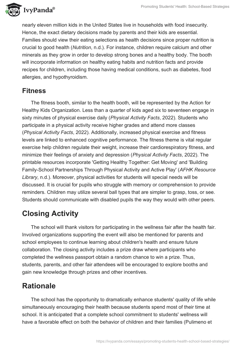 Promoting Students' Health: School-Based Strategies. Page 4