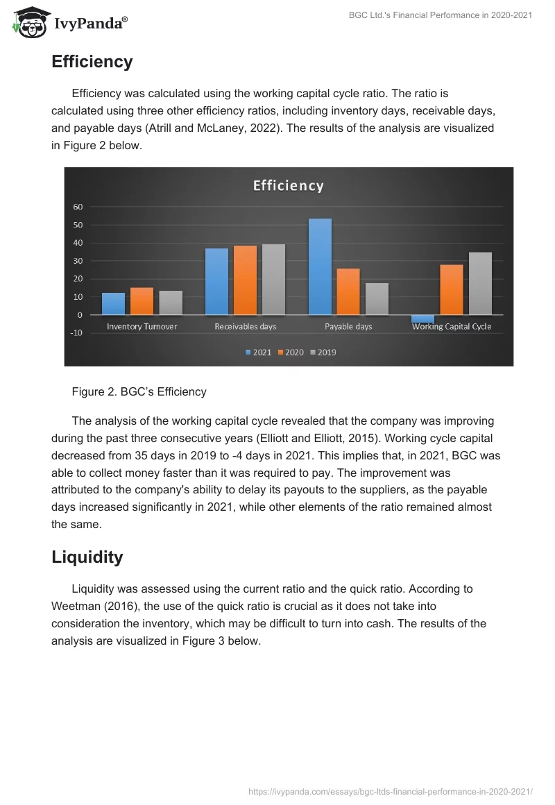 BGC Ltd.'s Financial Performance in 2020-2021. Page 3