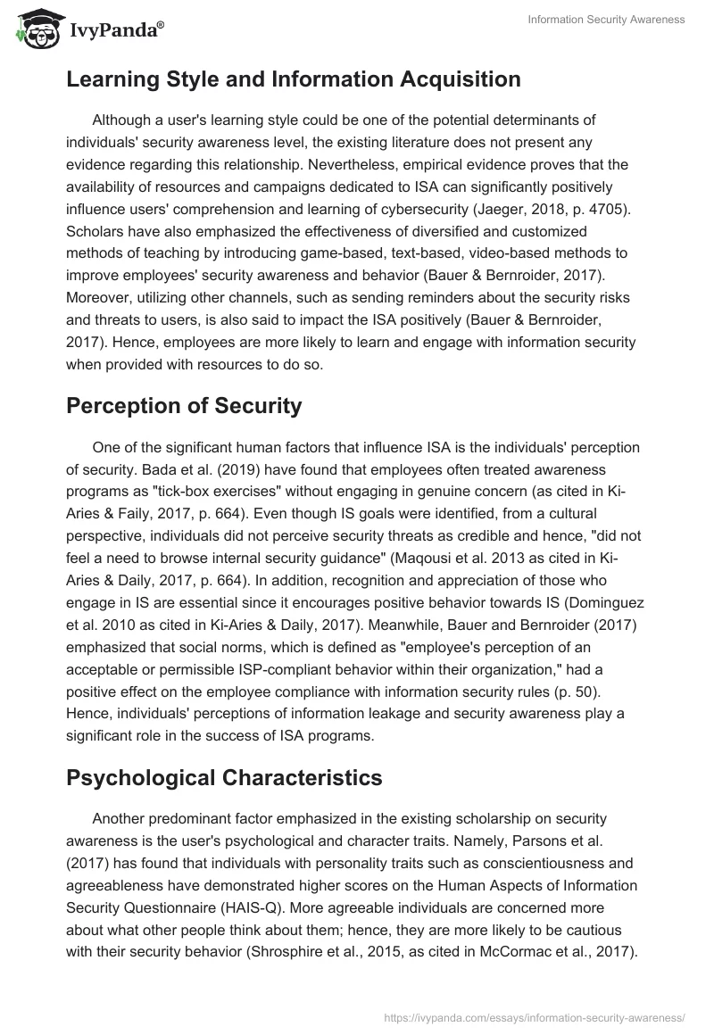 Information Security Awareness. Page 2