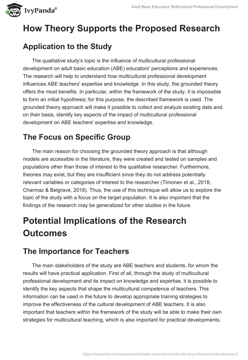 Adult Basic Educators' Multicultural Professional Development. Page 2