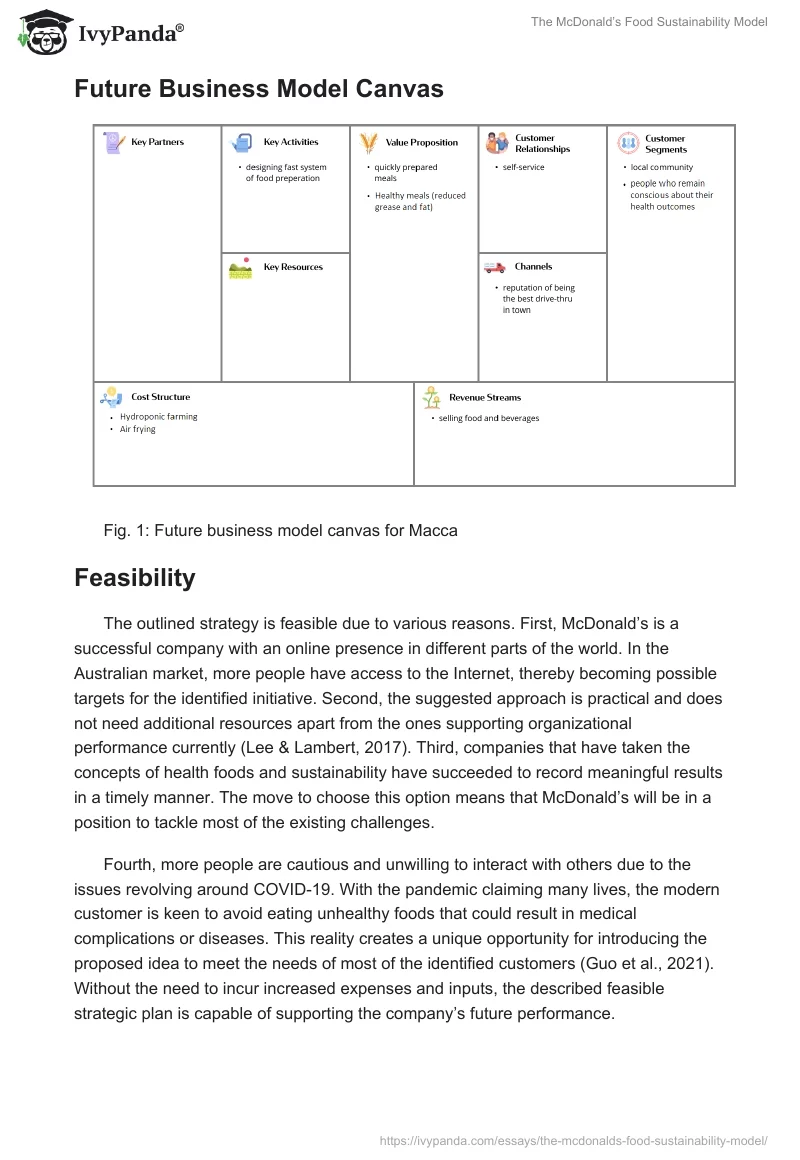 The McDonald’s Food Sustainability Model. Page 4