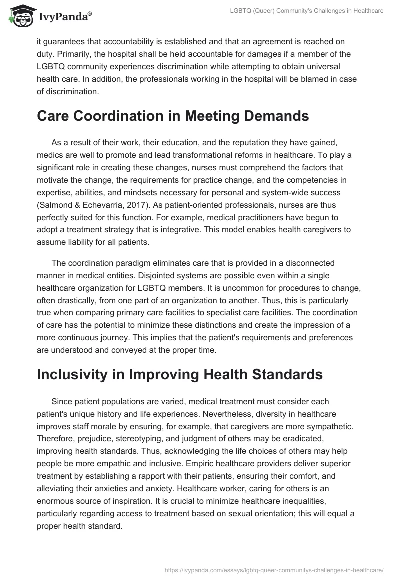LGBTQ (Queer) Community's Challenges in Healthcare. Page 4