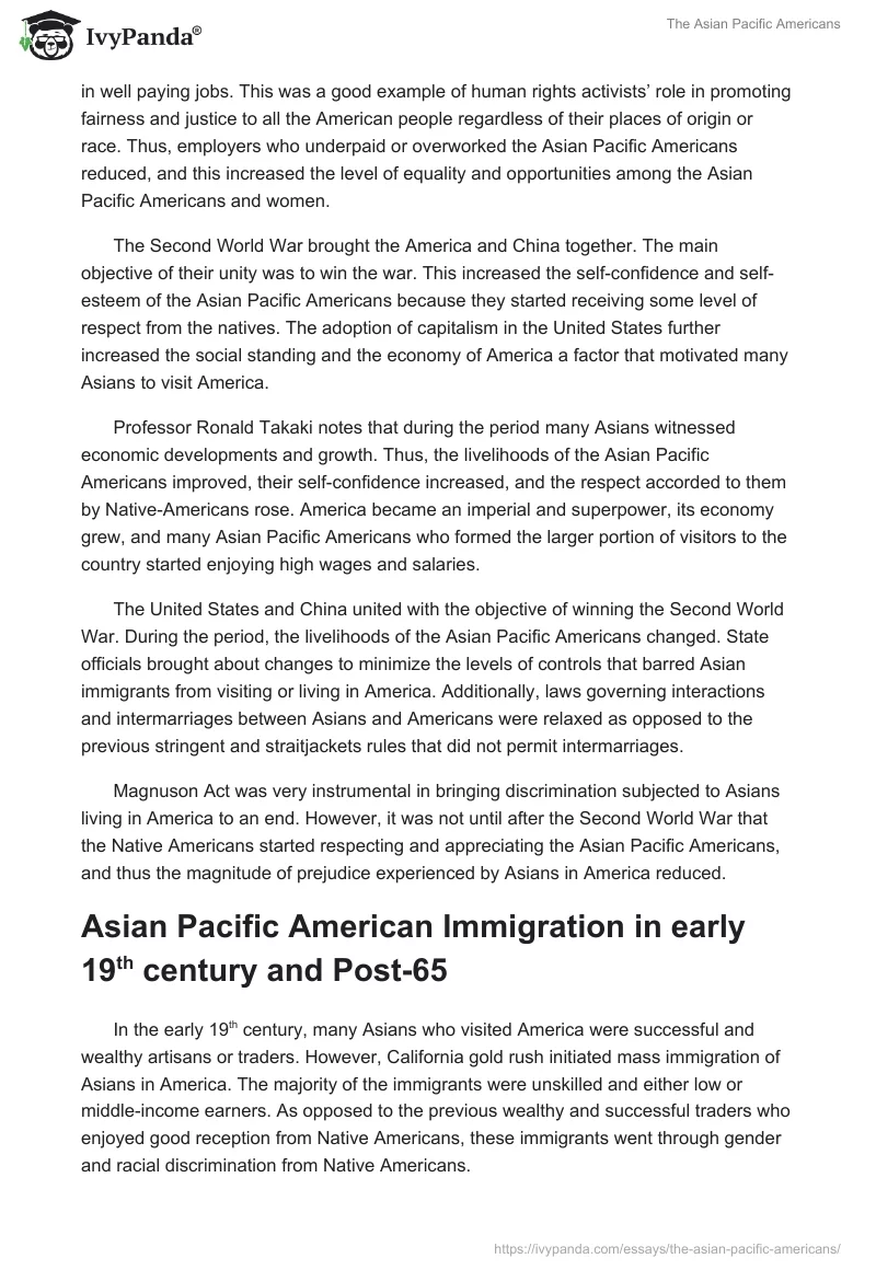 The Asian Pacific Americans. Page 2