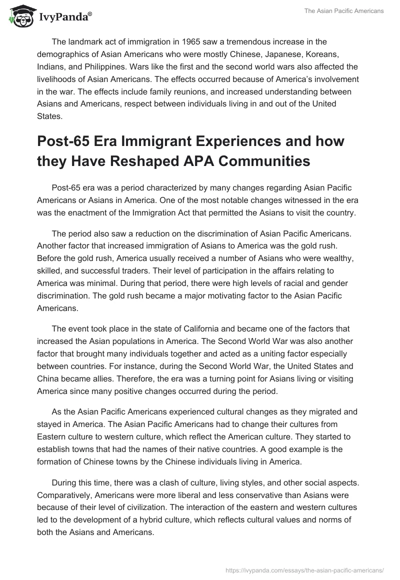 The Asian Pacific Americans. Page 4
