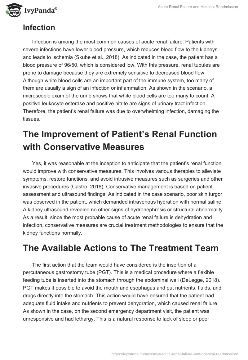 Acute Renal Failure and Hospital Readmission. Page 2