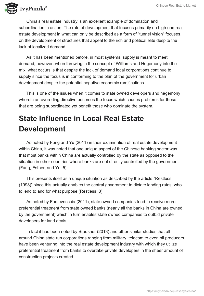 Chinese Real Estate Market. Page 4