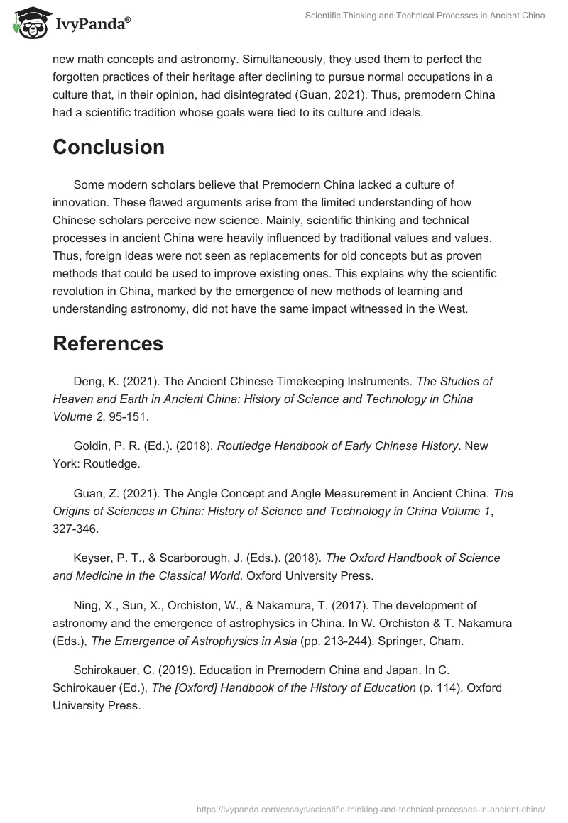 Scientific Thinking and Technical Processes in Ancient China. Page 3