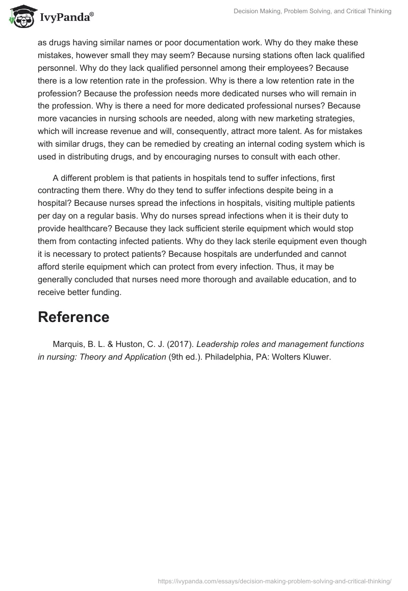 Decision Making, Problem Solving, and Critical Thinking. Page 2