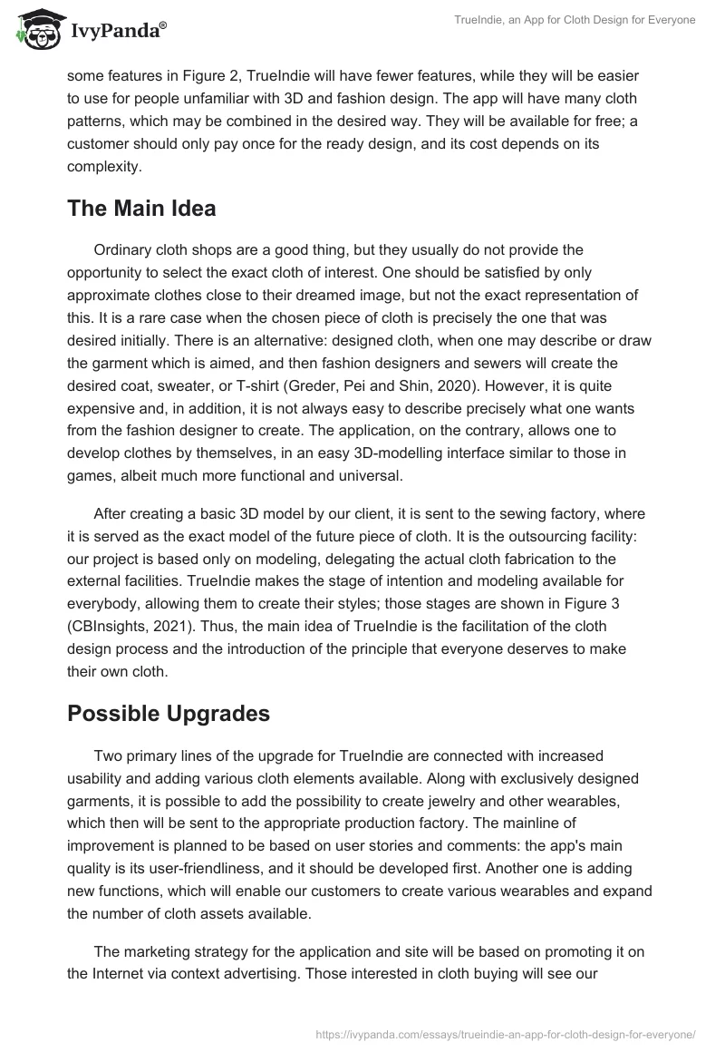 TrueIndie, an App for Cloth Design for Everyone. Page 4