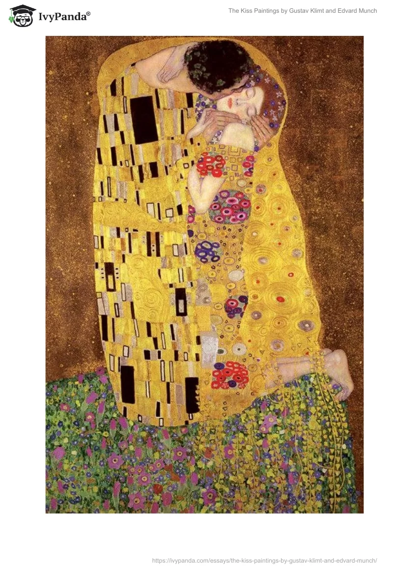 "The Kiss" Paintings by Gustav Klimt and Edvard Munch. Page 3