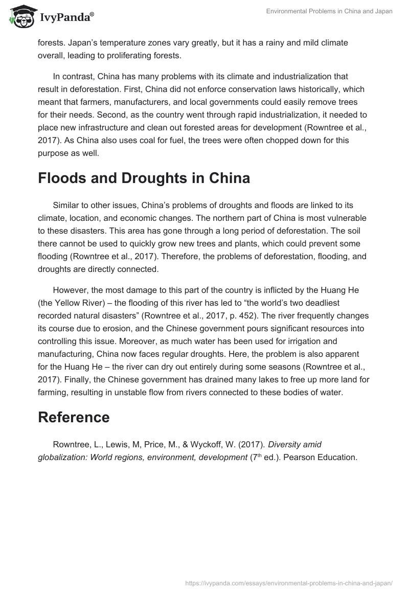 Environmental Problems in China and Japan. Page 2
