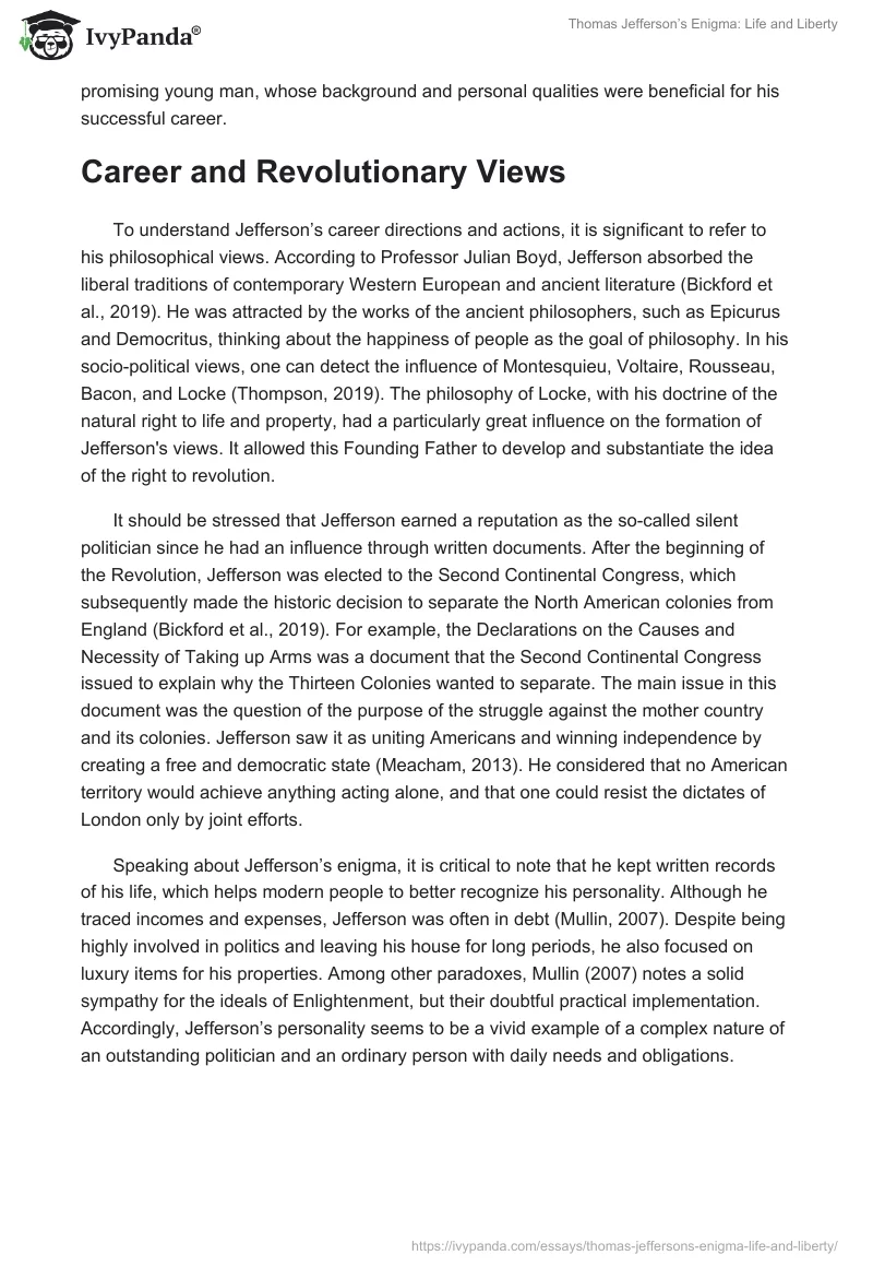 Thomas Jefferson’s Enigma: Life and Liberty. Page 2
