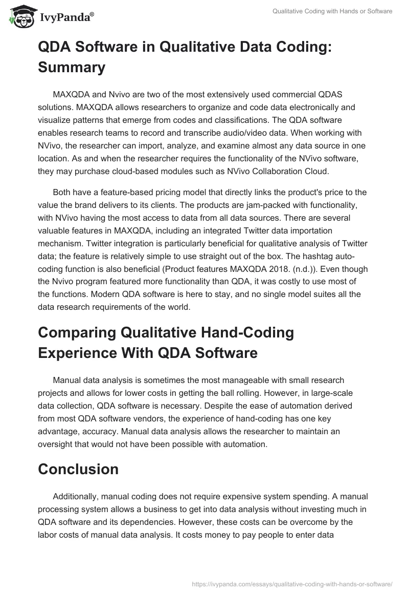 Qualitative Coding with Hands or Software. Page 3