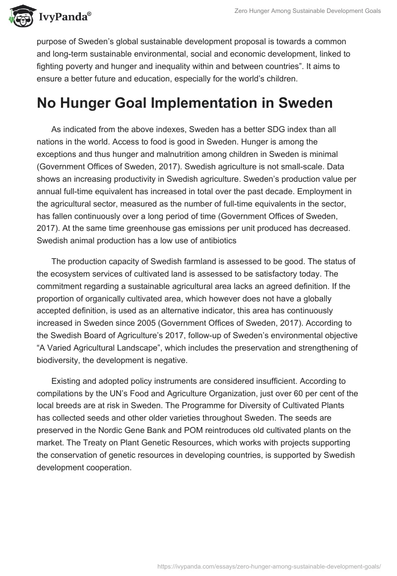 Zero Hunger Among Sustainable Development Goals. Page 5