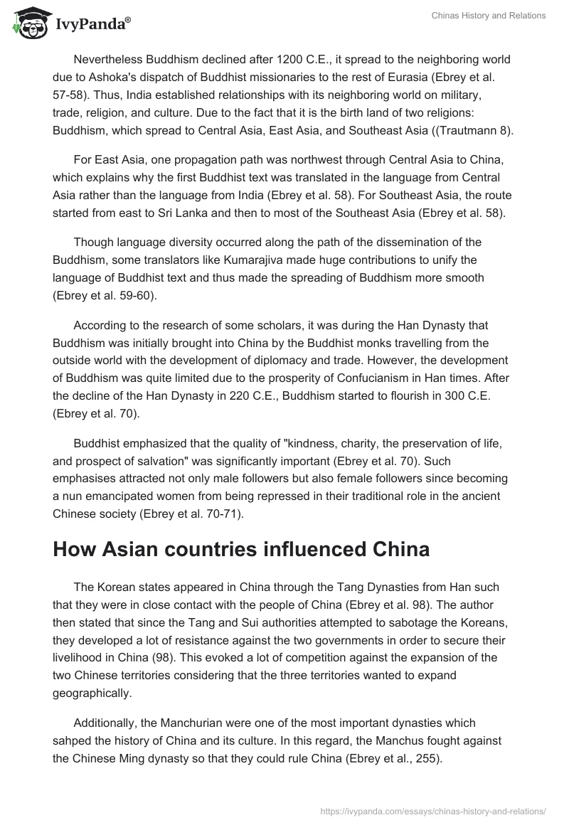 Chinas History and Relations. Page 4