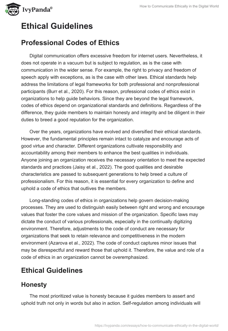 How to Communicate Ethically in the Digital World. Page 4