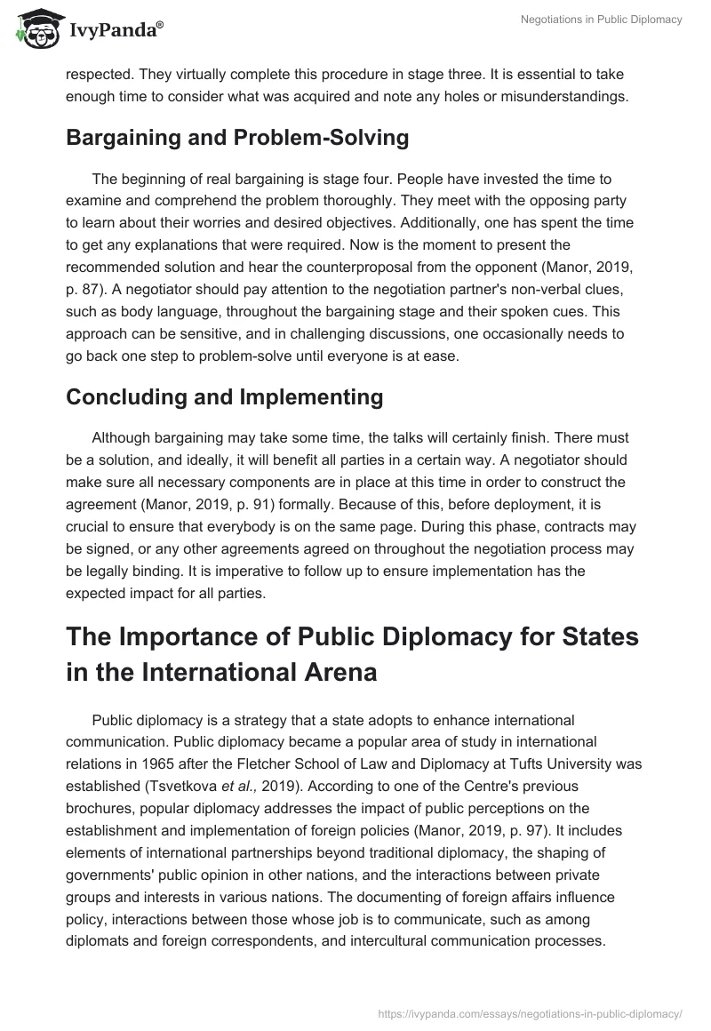 Negotiations in Public Diplomacy. Page 3