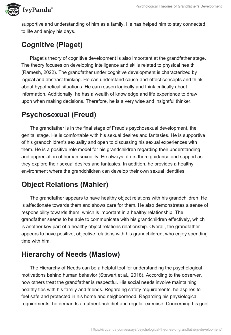 Psychological Theories of Grandfather's Development. Page 2