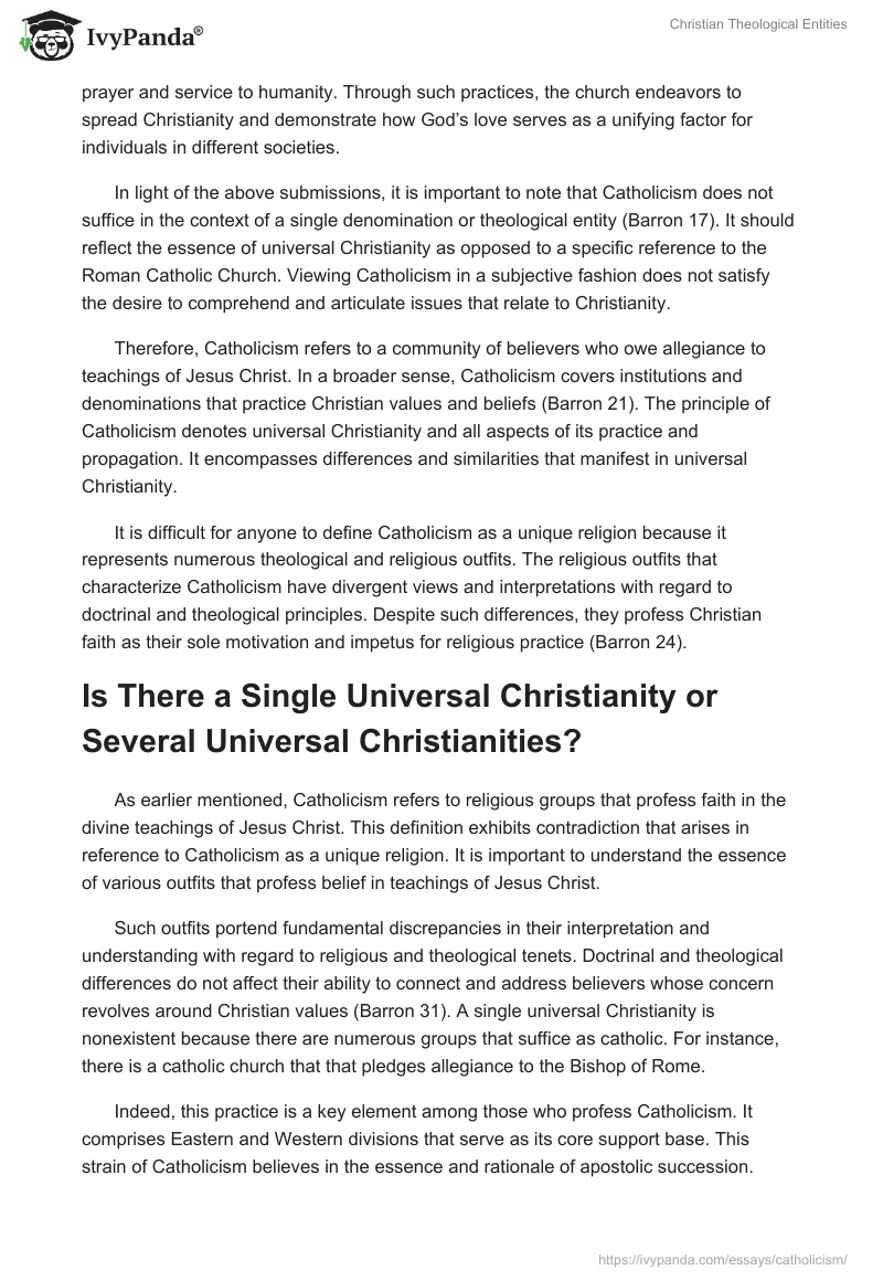 Christian Theological Entities. Page 2