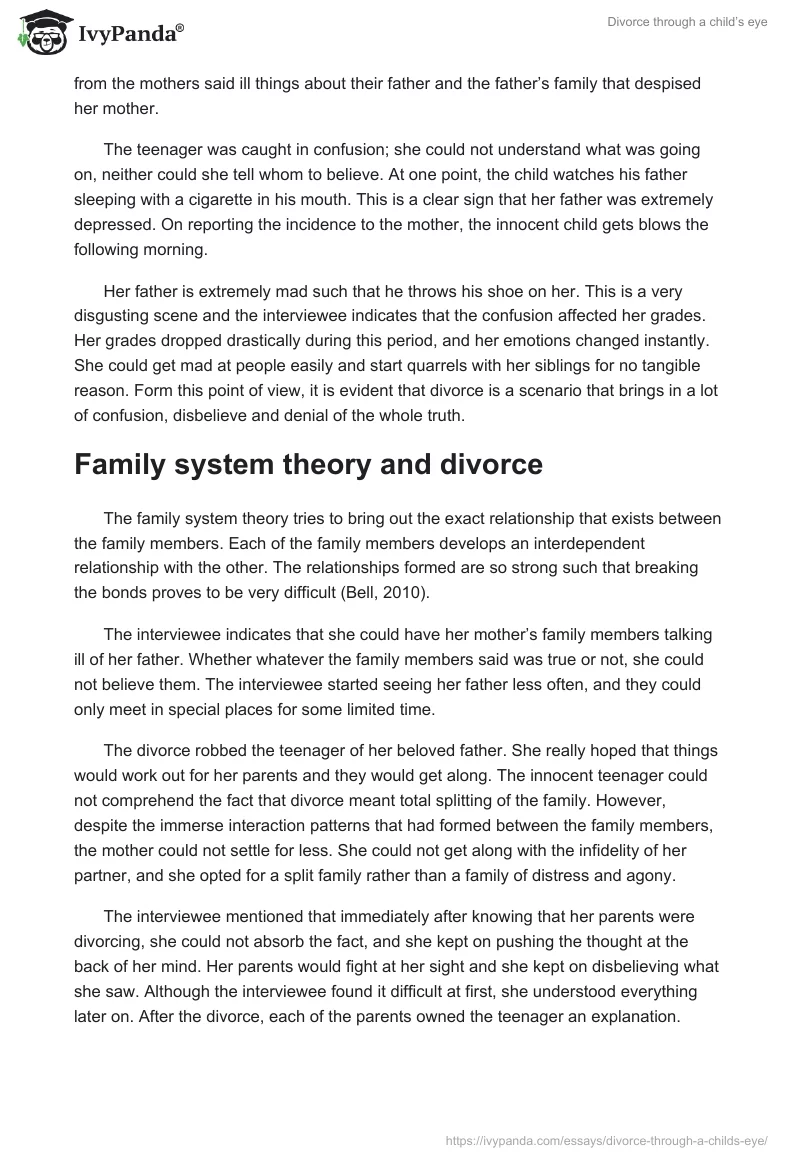 Divorce through a child’s eye. Page 2