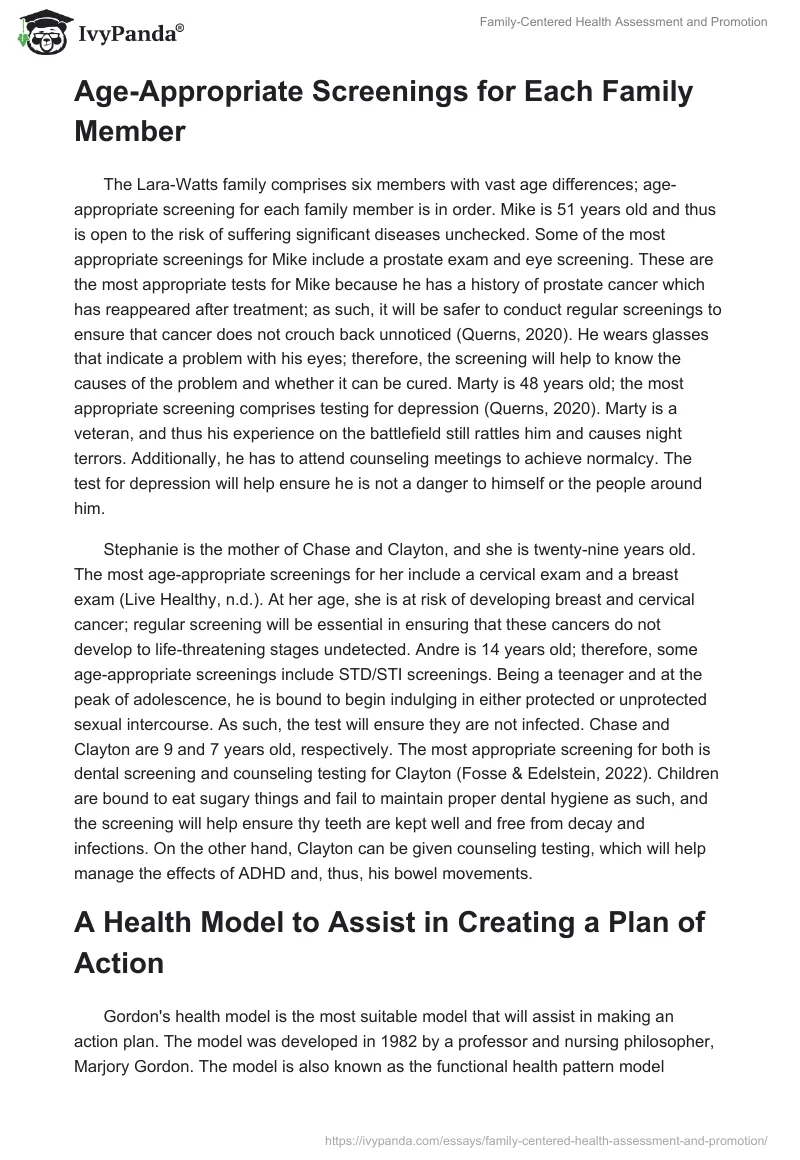 Family-Centered Health Assessment and Promotion. Page 2
