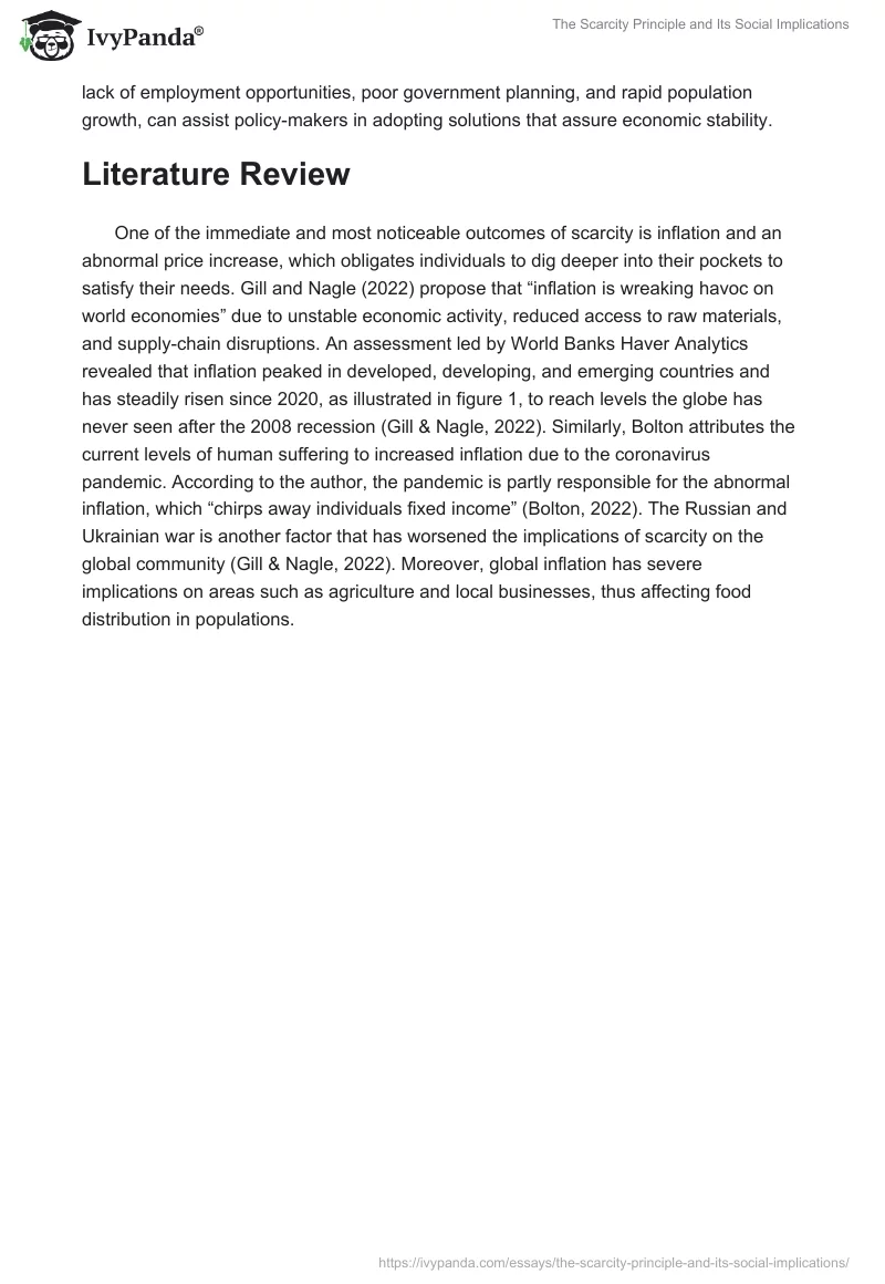 The Scarcity Principle and Its Social Implications. Page 2