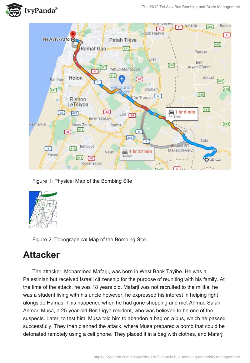 The 2012 Tel Aviv Bus Bombing and Crisis Management. Page 2