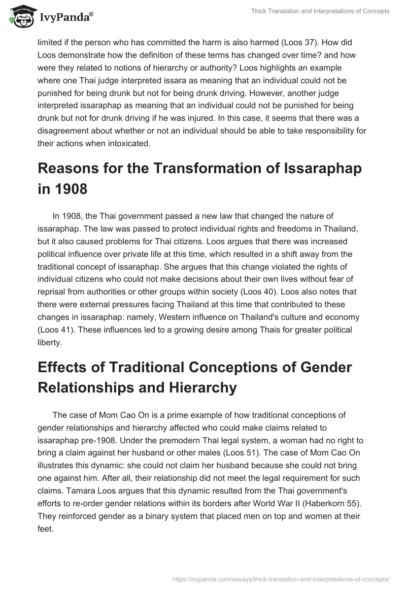 "Thick" Translation and Interpretations of Concepts. Page 3