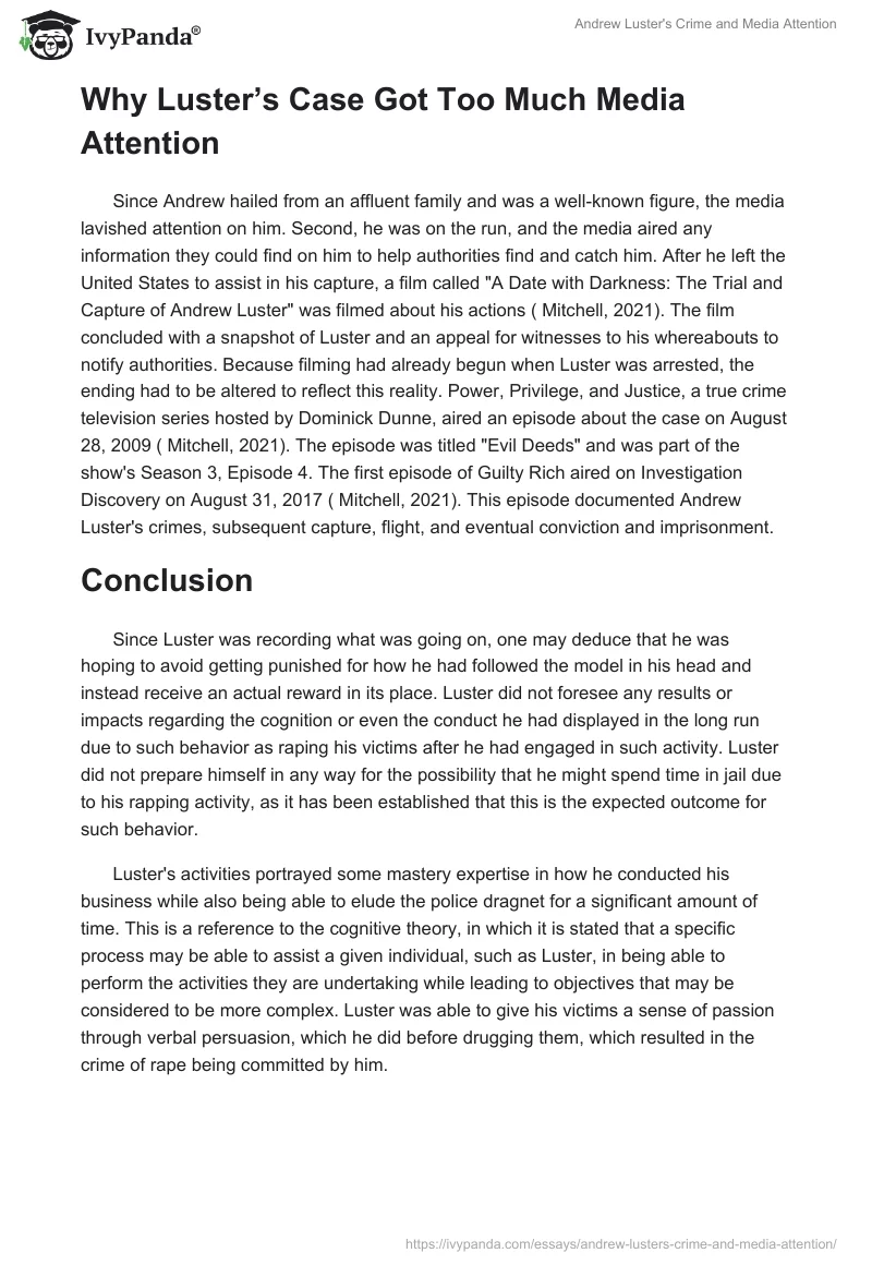 Andrew Luster's Crime and Media Attention. Page 4
