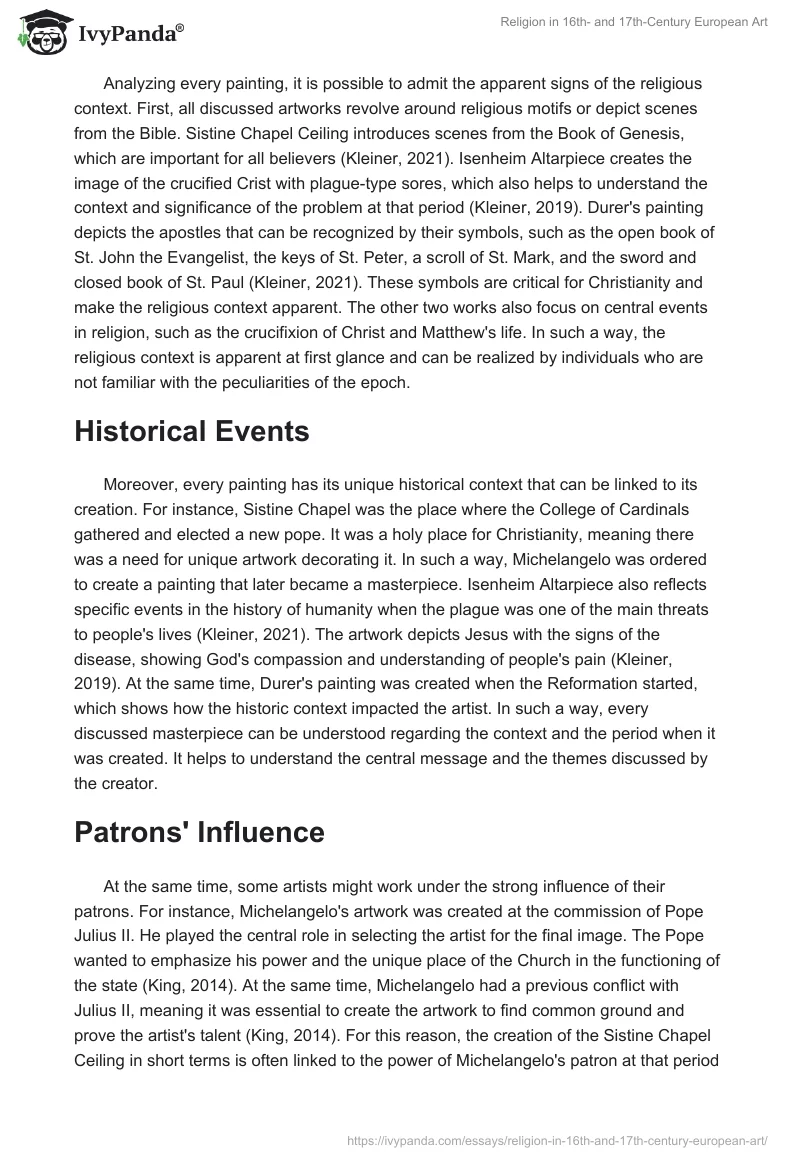 Religion in 16th- and 17th-Century European Art. Page 2