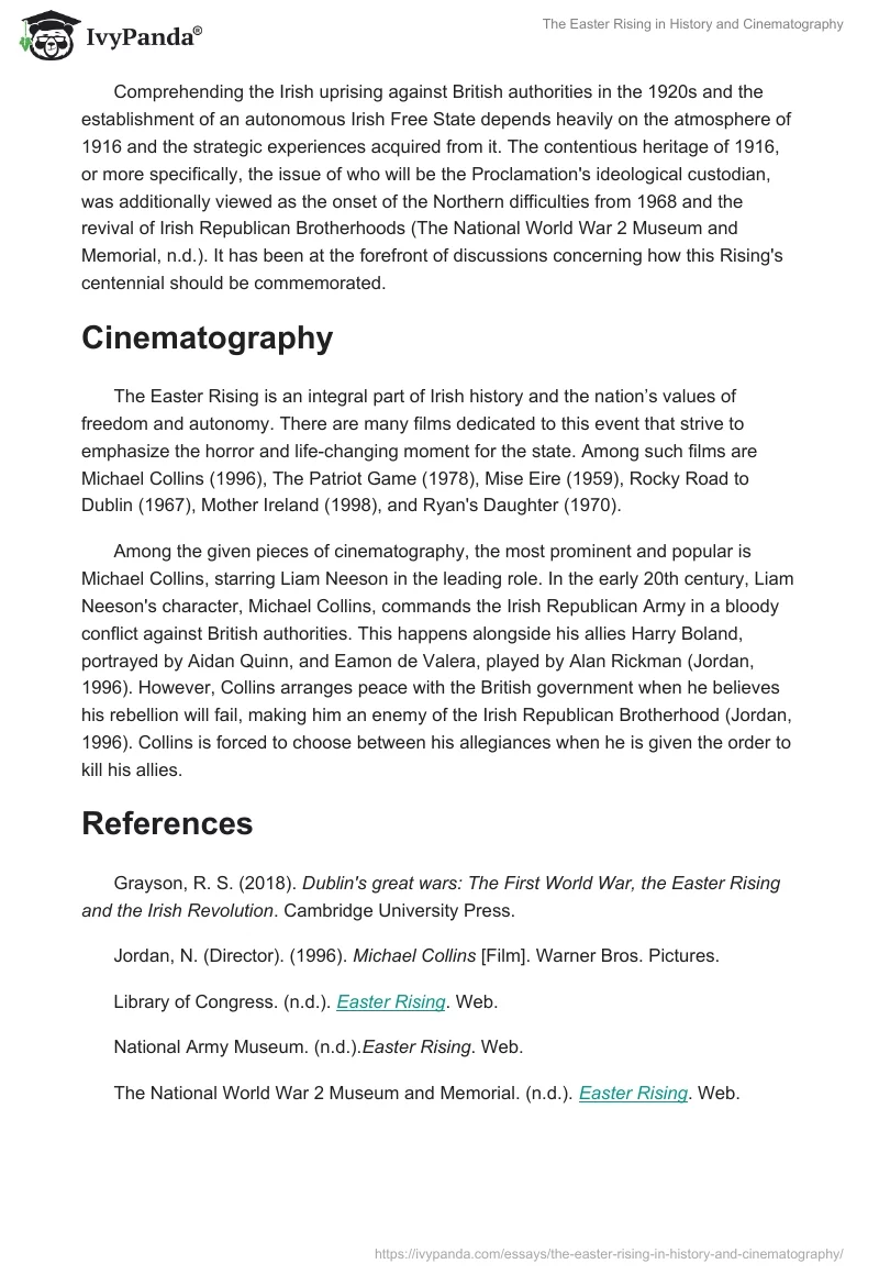 The Easter Rising in History and Cinematography. Page 4