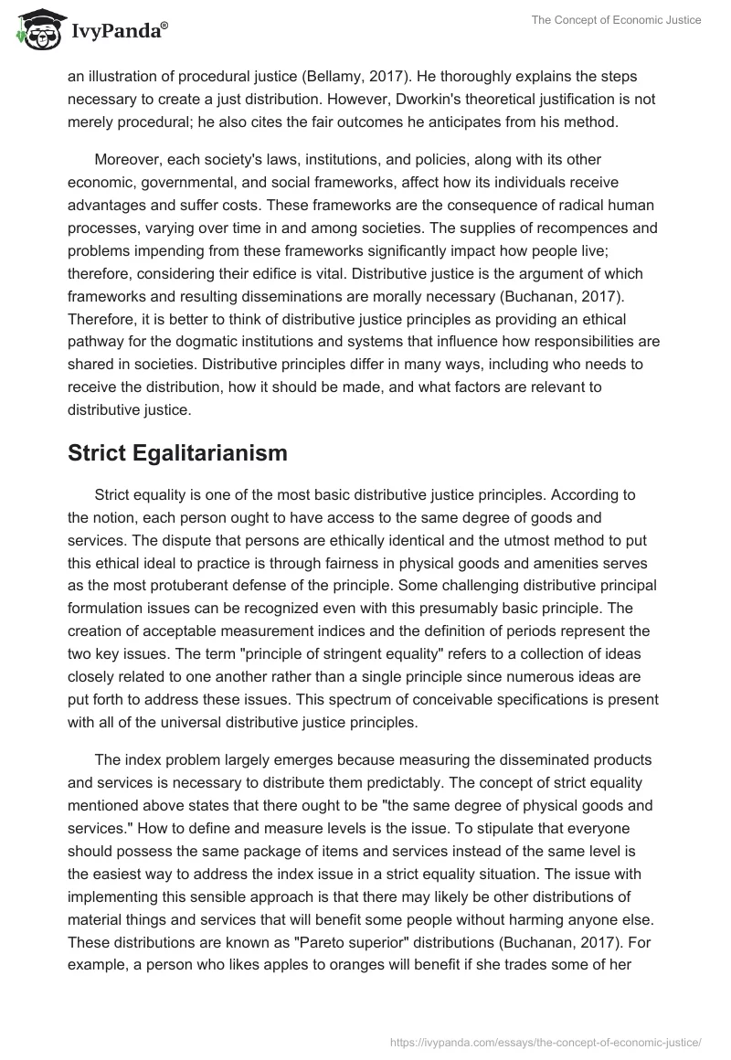 The Concept of Economic Justice. Page 2
