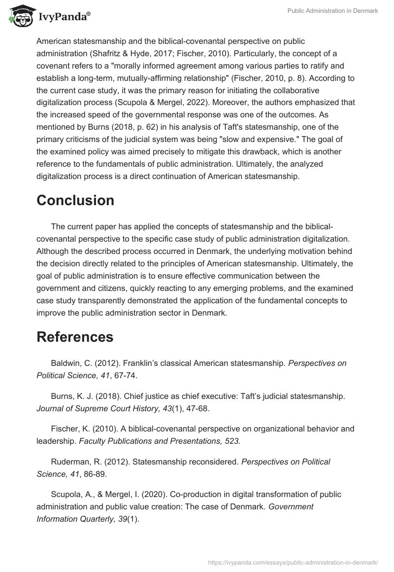 Public Administration in Denmark. Page 2