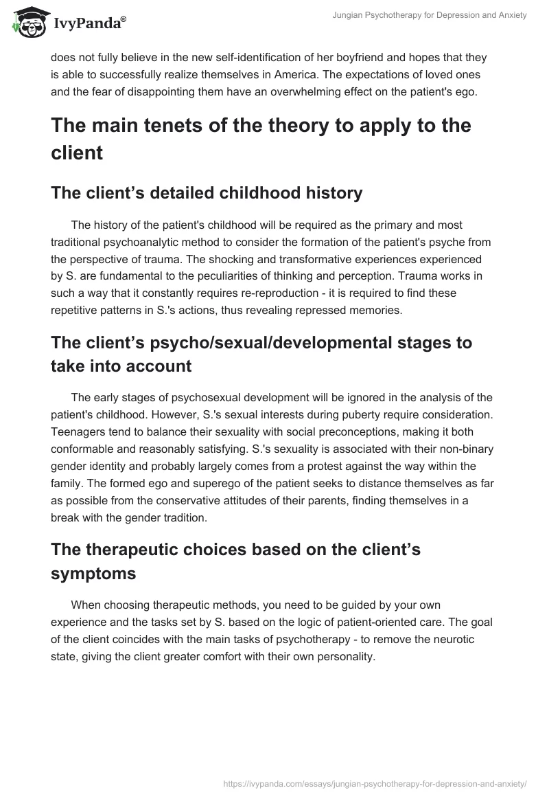Jungian Psychotherapy for Depression and Anxiety. Page 4