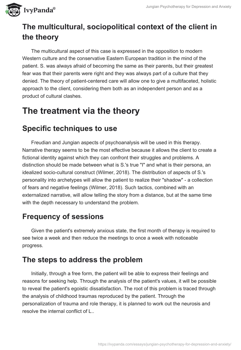 Jungian Psychotherapy for Depression and Anxiety. Page 5