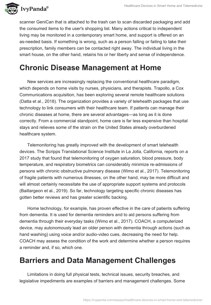 Healthcare Devices in Smart Home and Telemedicine. Page 3