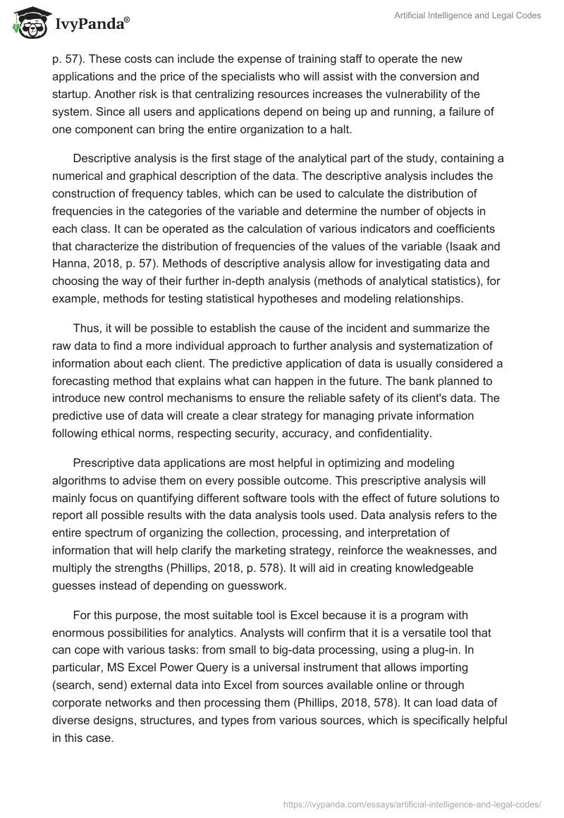 Artificial Intelligence and Legal Codes. Page 2