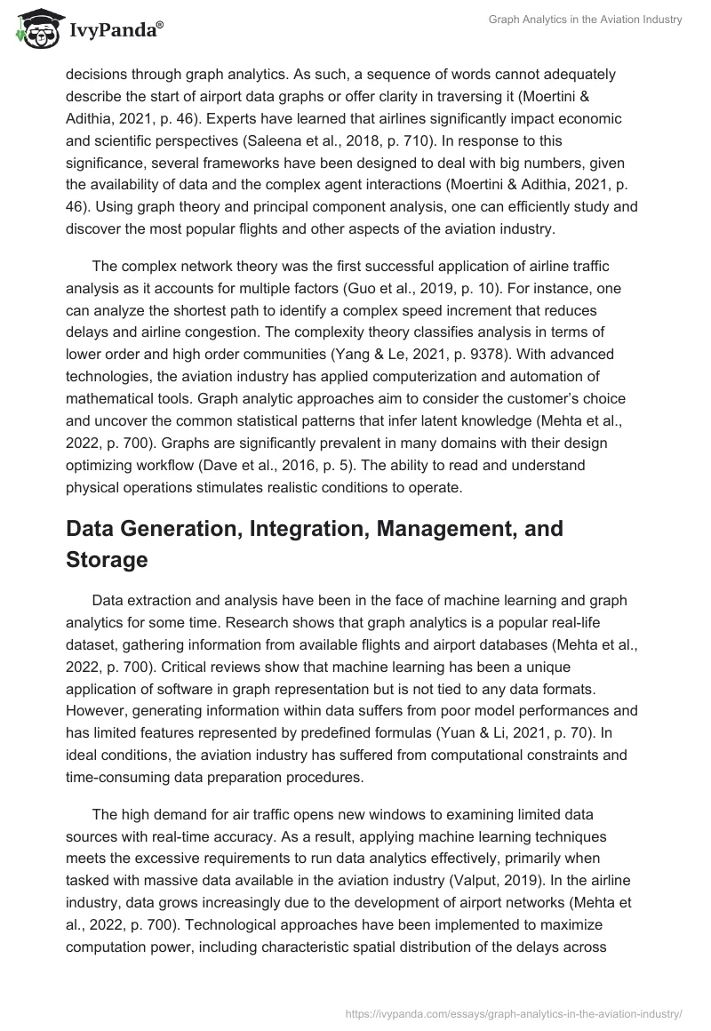 Graph Analytics in the Aviation Industry. Page 2