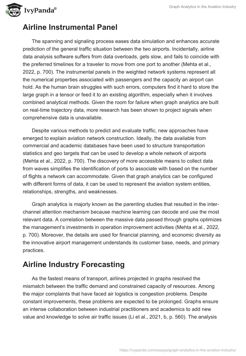 Graph Analytics in the Aviation Industry. Page 4