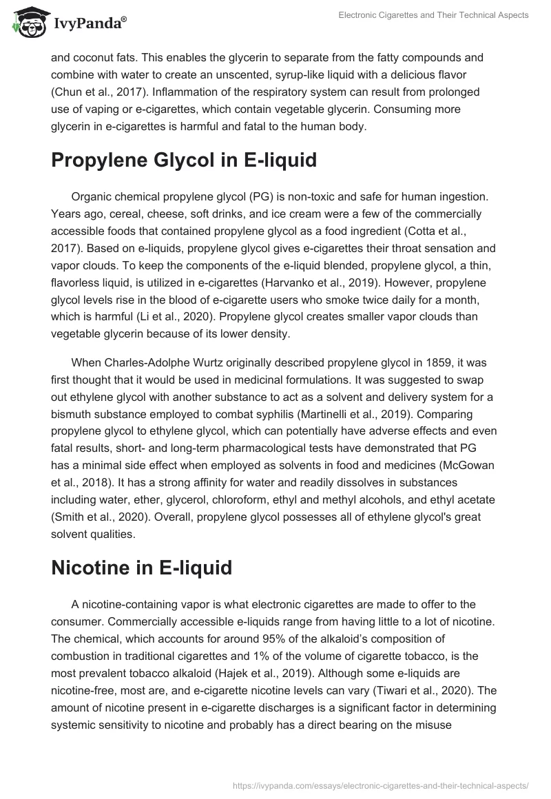 Electronic Cigarettes and Their Technical Aspects. Page 4