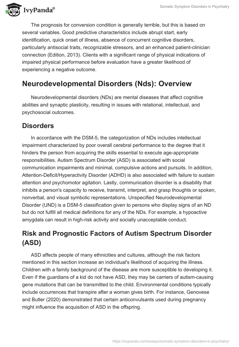 Somatic Symptom Disorders in Psychiatry. Page 2