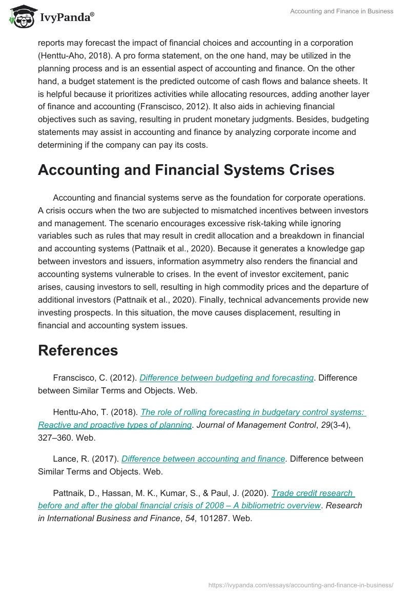 Accounting and Finance in Business. Page 2