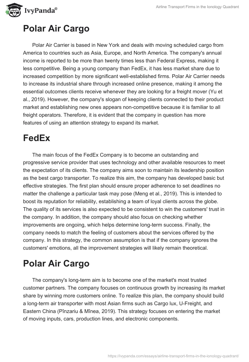Airline Transport Firms in the Ionology Quadrant. Page 2