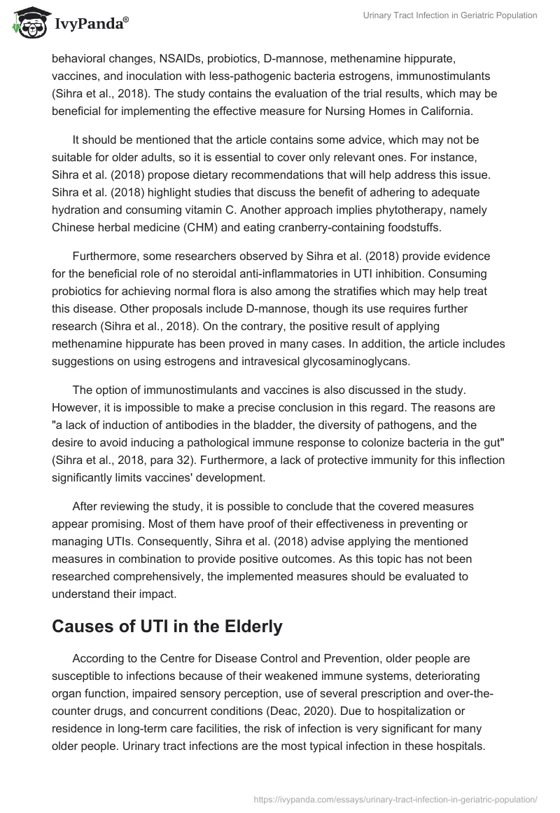 Urinary Tract Infection in Geriatric Population. Page 4