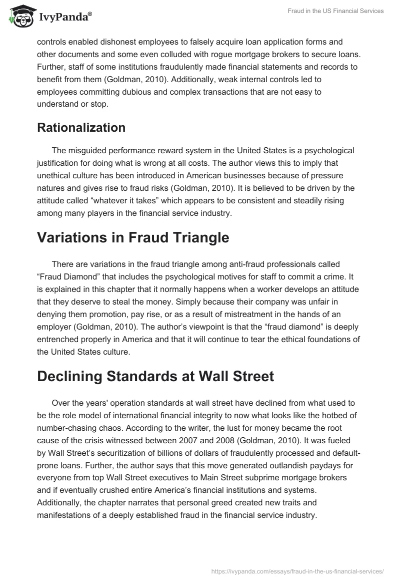 Fraud in the US Financial Services. Page 5