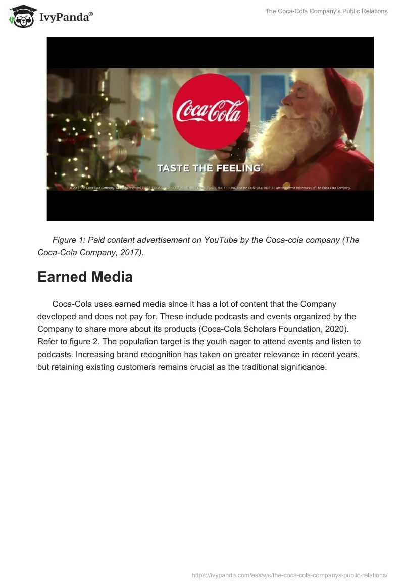 The Coca-Cola Company's Public Relations. Page 2